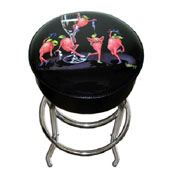 Michael Godard Strawberries Gone Wild Bar Stool 30